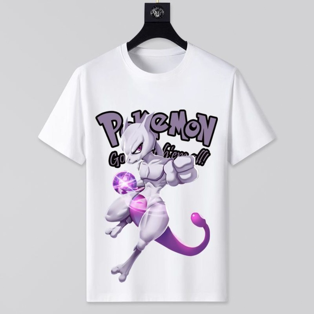 Anime Merchandise Store In Japan - Men's New Summer New Pokémon Print