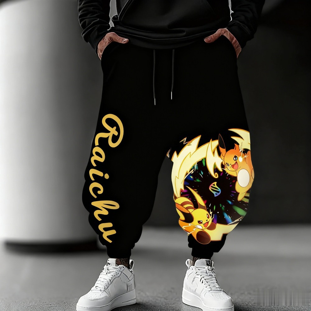 Anime Merchandise Store In Japan - Pokémon Series Fleece Thermal Trousers Autumn