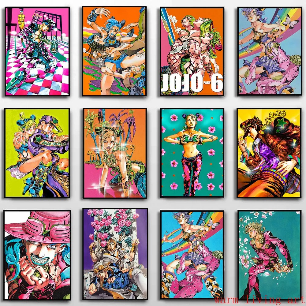 Classic Anime Poster JoJo's Bi - đánh giá và giá Jojo Anime Merchandise