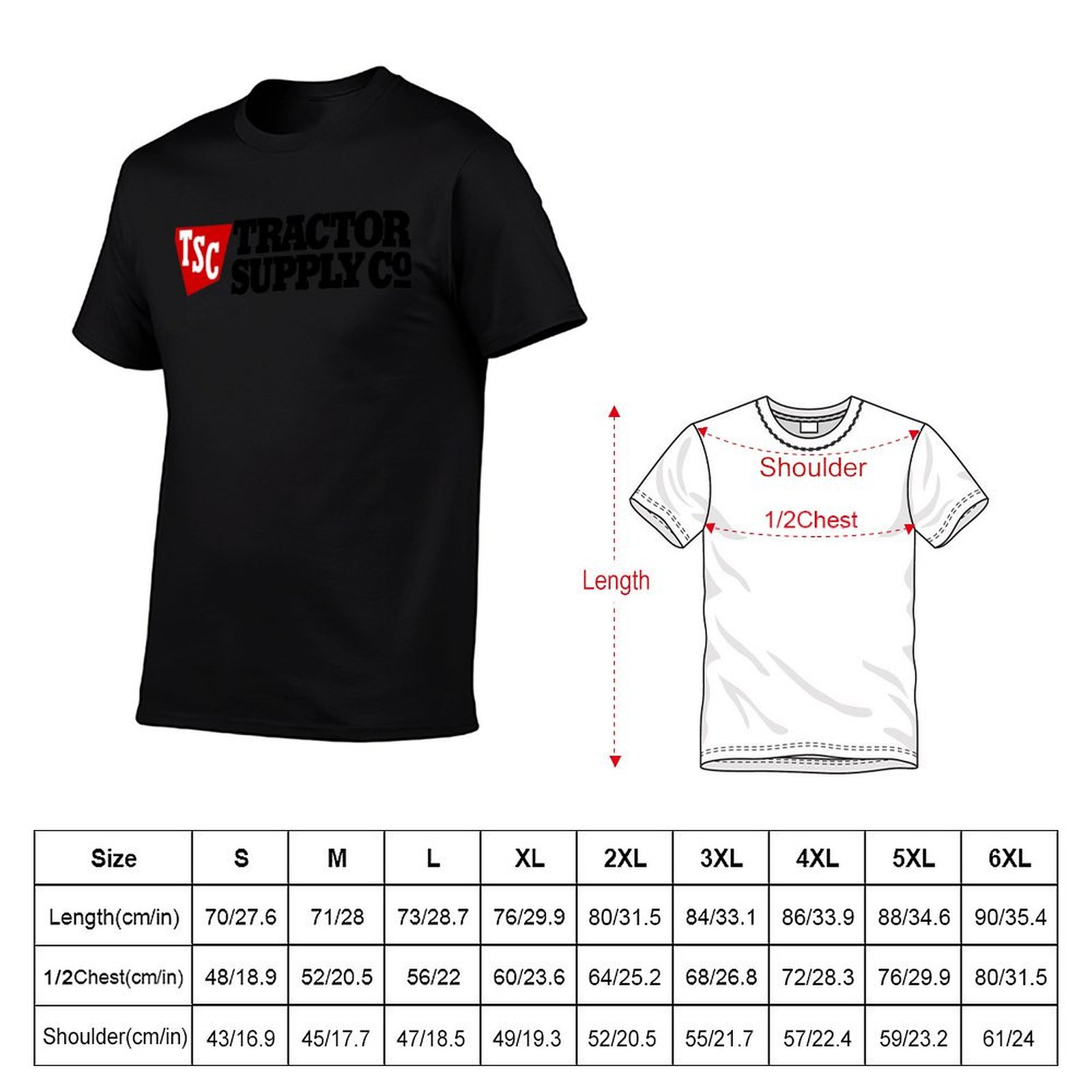 Tractor Supply TSC Logo Mercha - đánh giá và giá Anime Merchandise T Shirt