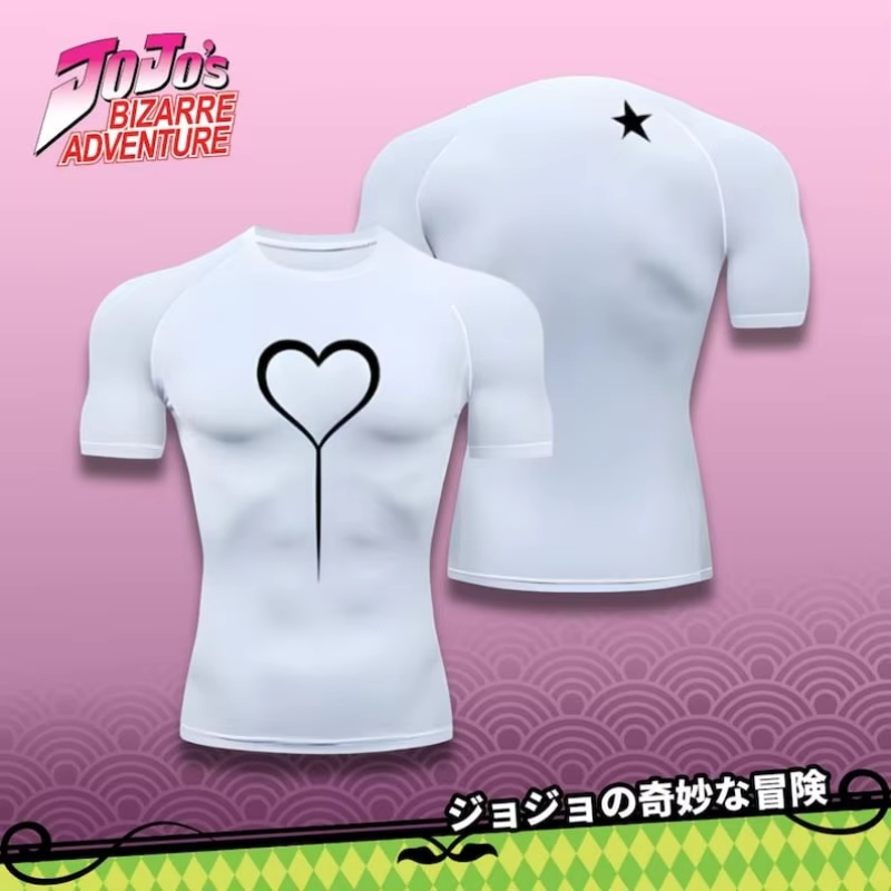 Giorno Compression Shirt | Joj - đánh giá và giá Jojo Anime Merchandise